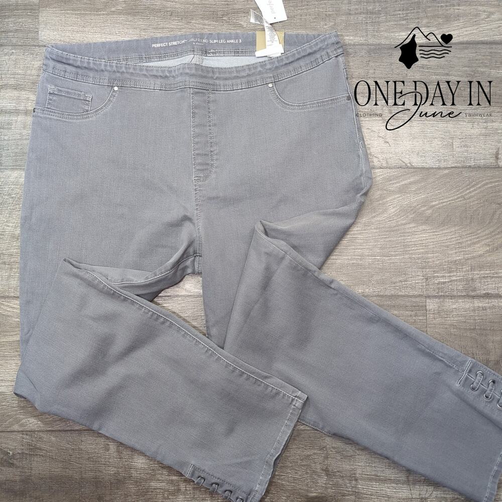 Chico's Girlfriend Slim Leg Ankle Jeans Size Chico's 3 (16)